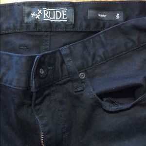 XXXRUDE Black Skinny Jeans 34/30